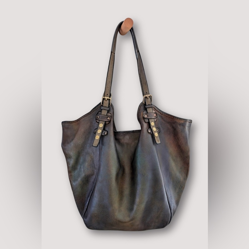 NWT Lusher Italian Leather Hobo Bag